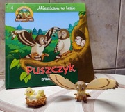 Przyjaciele z lasu - (4) PUSZCZYK - Mieszkam w lesie + 2 FIGURKI