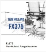 Katalog części sieczkarni New holland FX 375