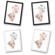 Metryczka urodzenia dziecka A4 z ramką 