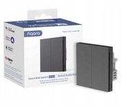 Przełącznik Podwójny Aqara Smart Wall Switch H1 Szary z Neutral Zigbee 3.0