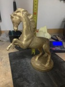 Figura konia 23cm rękodzieło odlana w 100% z metal