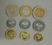 Komplet  monet 2016 rok 