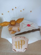 Harry Potter z masy cukrowej zestaw na tort