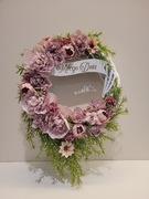 Wianek wiosenny kwiatowy. Idealny na prezent. Rękodzieło