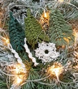 Zestaw ozdób świątecznych 