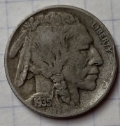 0848 USA 5 centów 1935 b/z