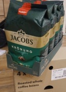 Kawa ziarnista Jacobs Krönung Krönung 4kg z Holandii  03/2027 Termin 