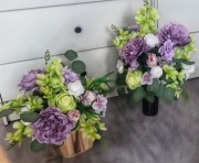 Komplet dekoracji stroików na grób dwie części nowy