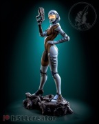 Figurka druk 3D żywica 12K " EDI from Mass Effect " - 123 mm