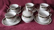 Komplet kawowy, chińska porcelana. 
