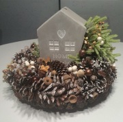 Stroik zimowy, dekoracja wnętrz, tarasu, patio, balkonu.