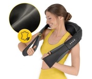 MASAŻER DO SZYI KARKU RAMION PLECÓW PAS MASUJĄCY GRZEJĄCY MASAŻ SHIATSU