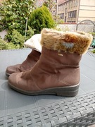 Botki z membraną Jenny-Tex, brązowe r. 39