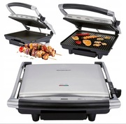 Grill elektryczny Panini SilverCrest SPM 2000 E2 srebrny/szary 2000 W ILAG