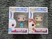 2 figurki Funko Pop 588 i 589 FROZEN II kraina lodu YOUNG ANNA I ELSA 