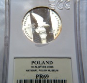 10 zl.  Rapeswil PR69  2000   