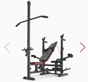 Ławeczka pod sztangę z wyciągiem i modlitewnikiem 