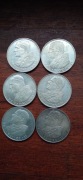 6 MONET 1000zł papież JPII  1982r. srebro  Ag625 14,5g  