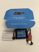 Nowy akumulator 7.4V 1000 mAh AMZZN + ładowarka USB – bateria do drona RC 