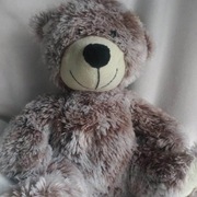 Pluszowy miś niedźwiedź maskotka biało-brązowy 35