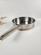 Kolekcjonerska patelnia Nilsjohan miedź + stal, ok. 1.2 kg,