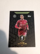 Topps Match Attax Virgil Van Dijk Black Edge Edition
