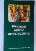 Folder wystawa szkła artystycznego Muzeum okręgowe w Jeleniej górze  PRL