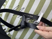 Skórzany grubszy wiązany pasek mango 