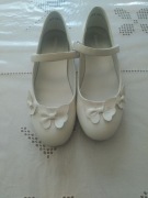 Białe balerinki r.36 komunia raz założone