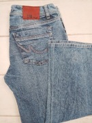 LTB jeansy damskie dzwony flare W30 L34 jasne bootcut denim modne 