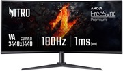 Monitor ACER Nitro XZ342CUV3bmiiphx 34" 3440x1440px 180Hz 1 ms. Ideał. GW
