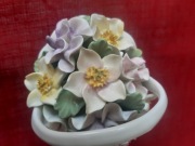 Aynsley Bone Chiny Ręcznie wykonany kosz lata 70 XX w.