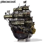 Piececool 3D Metalowy Model Queen Anne's Revenge Statek Piracki DIY
