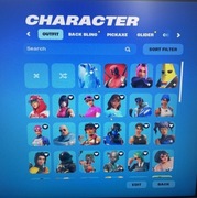 FORTNITE KONTO DUŻO SKINÓW TYLKO PSC