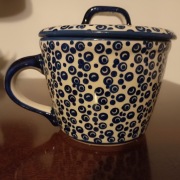 Smalcówka,duża filiżanka,ceramika Bolesławiec