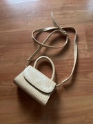 Torebka mini kuferek beżowa nude