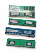 Zestaw Pamięci RAM DDR2 – Mix 23 szt. – Corsair, GoodRam, Kingston i inne