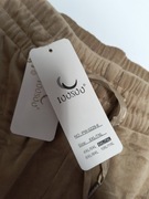 Cienkie beżowe dresy 6XL