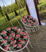 Poducha poduszka 95 hand made na bocianie gniazdo kokon fotel ogrodu taras