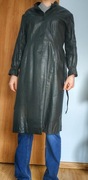 Płaszcz skórzany, 100% skóra naturalna, damski