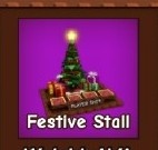 Festive stall skin booth grow a garden LIMITOWANY RZADKIE