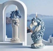 Zestaw forem 2szt KONIE Dla Par Rok Konia do Świec Gipsu Żywic 