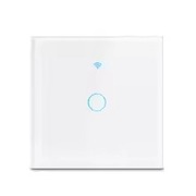 WŁĄCZNIK ścienny szklany dotykowy pojedyńczy_WIFI EWELINK + RF433