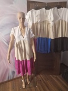 Sukienka włoska trójkolorowa