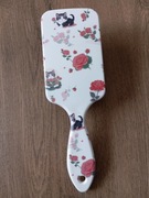 Szczotka do włosów z kotami i różami