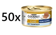 50szt Karma Pasztet Gourmet Gold Feine Pastete Tuńczyk 85g