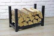 Kosz na drewnio Stojak na drewno kominkowe loft nowoczesny metalowy 