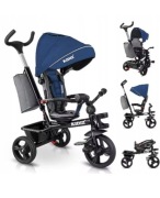 KIDIZ Rowerek trójkołowy 5w1 z drążkiem do pchania