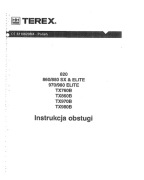 Instrukcja Obsługi TEREX TX 760 B, TX 860 B, TX 970 B, TX 980 B PL