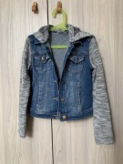 Dżinsowa bluza dziewczęca 140 cm